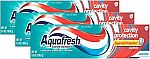 3-Ct 5.6-Oz Aquafresh Cavity Protection Fluoride Toothpaste $6
