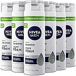 6-pack 7 Oz NIVEA MEN Sensitive Shave Foam $10.95