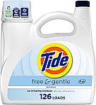 166-Oz Tide Free & Gentle Liquid Laundry Detergent (126 Loads) (4 for $61.85)