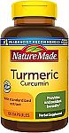 120 Count Nature Made Turmeric Curcumin 500 mg Supplement for Antioxidant Support $8.22