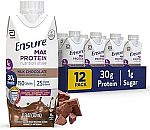 12-Pack 11 oz Ensure Max Protein Shake (Milk Chocolate) $12.38