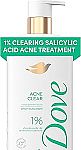 18.5-Oz Dove Serum Body Wash Acne Clear with Salicylic Acid $6