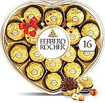 16-Count Ferrero Rocher Fine Hazelnut Chocolates in Gift Box $7.50