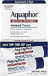 3 x 2-pack Aquaphor Healing Ointment 0.35 Oz Tube $9.42
