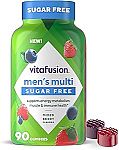 90 Count vitafusion Sugar Free Men’s Multi Daily Gummy Multivitamins $6 and more