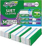 36-Ct Swiffer Sweeper Wet Mopping Cloth Multi Surface Refills $8.49