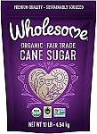 Wholesome Sweeteners 10-Pound Organic Cane Sugar $11.69