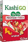 12.3 oz Kashi GO Protein Cereal, 12g Protein, 12g Fiber $3.79