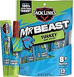 12 Count Jack Link’s x MrBeast Turkey Mini Sticks $4.46
