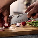 ZWILLING Four Star 7" Hollow Edge Santoku $60