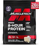 4.6lb MuscleTech Platinum 8-Hour Whey & Casein Protein Powder $27