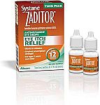 2-pack 5 mL Alcon Zaditor Antihistamine Eye Drops $9.96 and more