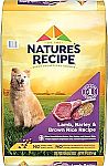 34-Lb Nature′s Recipe Lamb, Barley & Brown Rice Recipe Dry Dog Food $25
