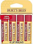 4 Count Burt's Bees Lip Balm Pomegranate $5.69