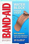 20-Ct Band-Aid Waterproof Tough Bandage $2.58