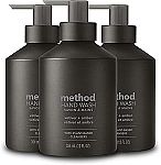 3-Pack 12-Oz Method Premium Gel Hand Wash (Vetiver + Amber) $7.53