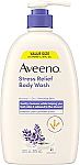 33-oz Aveeno Stress Relief Body Wash (Lavender) $5.45
