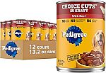 12-Pk 13.2-Oz Pedigree Wet Dog Food (Beef) $12