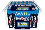 36 Pack Rayovac High Energy AAA Batteries $8.70