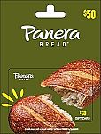 Amazon Gift Cards Sale: $50 Panera Bread Gift Card $42.50 and more