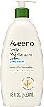 18 Fl Oz Aveeno Sheer Hydration Daily Moisturizing Fragrance-Free Lotion $3.50