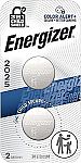2-pack Energizer 2025 3V Watch Batteries $2.13