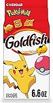 2 x 6.6 Oz Goldfish Pokémon Cheddar Cheese Crackers $3.74