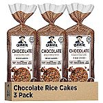 Pack of 3 Quaker Large Rice Cakes, Chocolate, 7.23 oz $11.28 and more