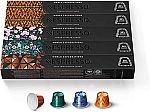 50-Count Nespresso Capsules Original Line Morning Lungo Blends Variety Pack $32 and more