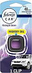 Febreze Car Air Freshener Vent Clip (Midnight Storm) $1.32