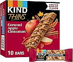 10 ct KIND THINS Caramel Apple Cinnamon with Almonds, Pecans, & Peanuts $3.20