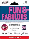 $100 One4all Physical Gift Cards (various retailers) $85