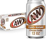 12-Pack 12-Oz A&W Cream Soda Zero Sugar $4.75