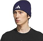 adidas Men's Reversible Skully Beanie (Dark Blue) $12.50