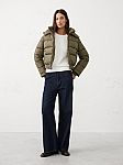 Banana Republic Factory Short Hooded Puffer Jacket $37 + FS (and more)