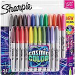24-Pk Sharpie Cosmic Color Fine Point Permanent Markers $16.60