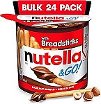 24 Count Nutella & GO! Hazelnut and Cocoa Spread with Breadsticks $14.61