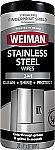 30 Pack Of Weiman Stainless Steel Cleaning Wipes $3.64