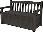 Keter Solana 70 Gallon Storage Bench Deck Box $119