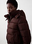 Banana Republic Womens Short Hooded Puffer Jacket $37