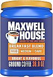 38.8-Oz Maxwell House Breakfast Blend Mild Roast Ground Coffee $8.81