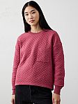Banana Republic Womens Quilted Sweatshirt $9