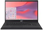 ASUS Chromebook CX1 15.6" FHD Laptop (N4500 128GB 4GB) $189.99