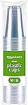 50 Count 16oz Amazon Basics Disposable Clear Plastic Cups $3.74