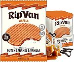 12 Count Rip Van Wafels Dutch Caramel & Vanilla Stroopwafels $7
