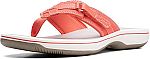 Clarks Women's Breeze Sea Flip-Flop (Various colors) $24.59