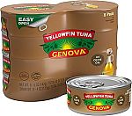 8-Count Genova Premium Yellowfin Tuna in Olive Oil 5 Oz $13.72