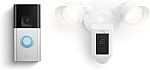 Ring Battery Doorbell Plus with Ring Floodlight Cam Plus $164.99