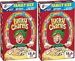 2-Pack 18.6-Ounce Lucky Charms Cereal with Marshmallows $3.91