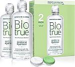 2-Pack 10-Oz Biotrue Multi-Purpose Contact Lens Solution with Lens Case $10.14